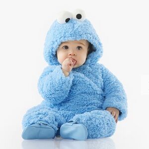 6-12M Pottery barn kids Baby Sesame Street® Cookie Monster Costume